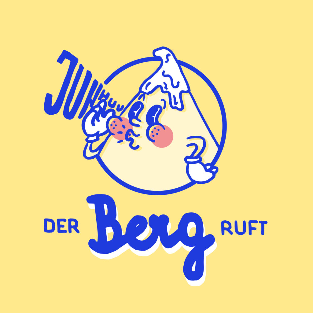 illustration "der berg ruft"