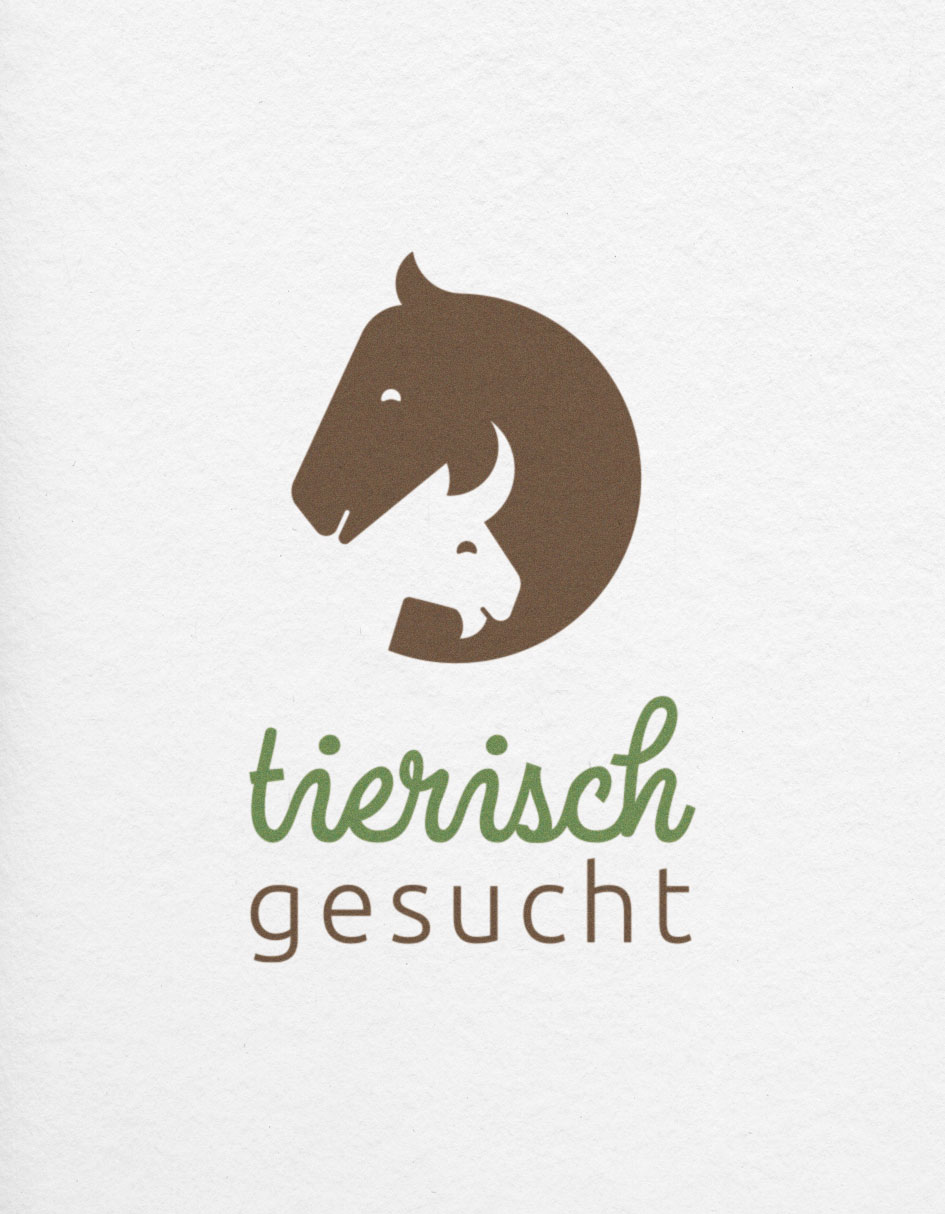 Finales Logo "tierisch gesucht"